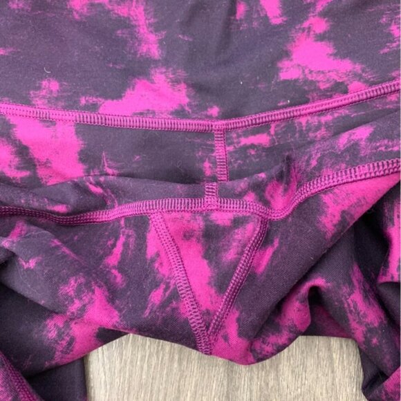 Lululemon Wunder Under Crop II *Full-On Luon Breezie Regal Plum Black Leggings 4 - Picture 13 of 14